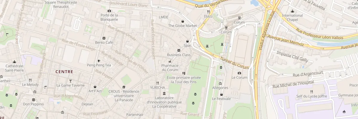 Plan du 12 Rue du Pila Saint Gély à Montpellier