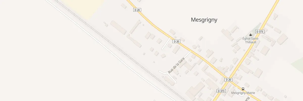 Plan du 2 All des Ancolies à Mesgrigny