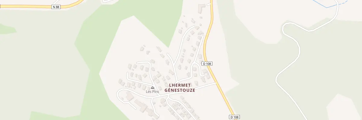 Plan du 208 Lhermet Genestouze à Lespéron