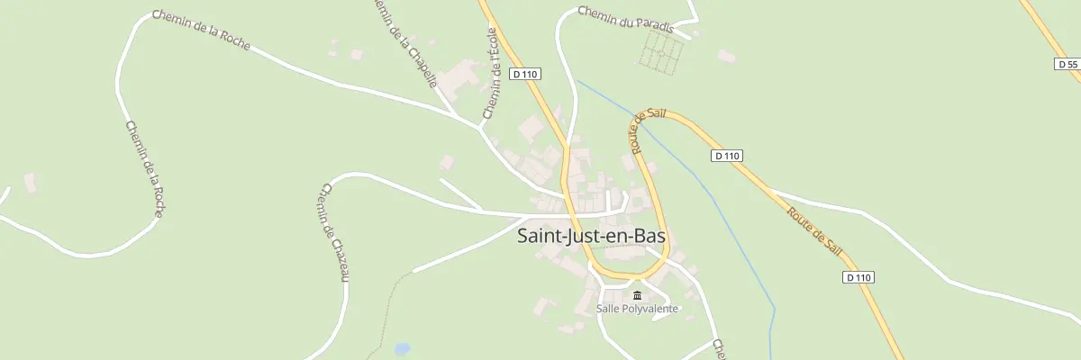 Plan du 5 Le Bourg à Saint-Just-en-Bas