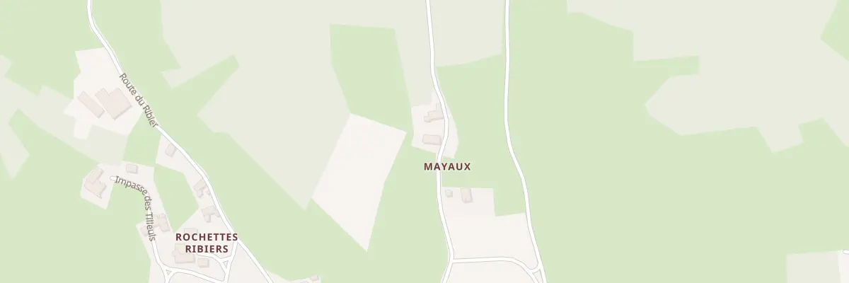 Plan du 5040 Mayaux à Sauvessanges