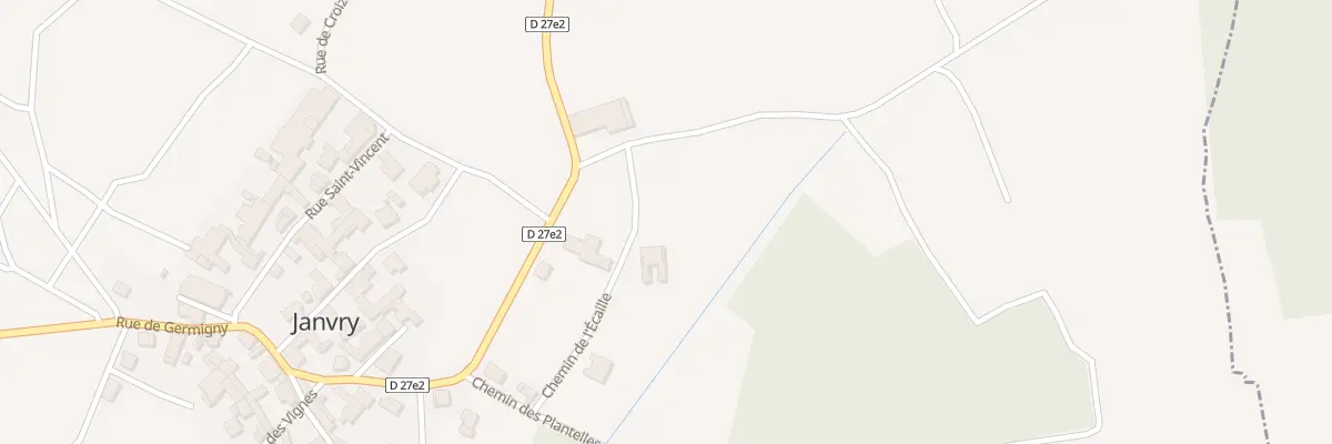Plan du 12 Che de l’Ecaille à Janvry