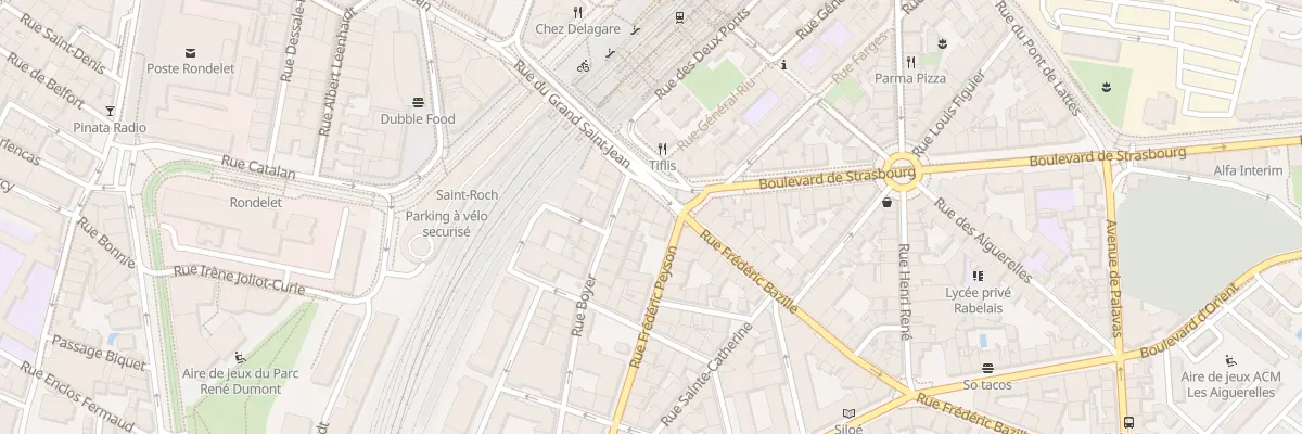 Plan du 9 Rue Frédéric Bazille à Montpellier