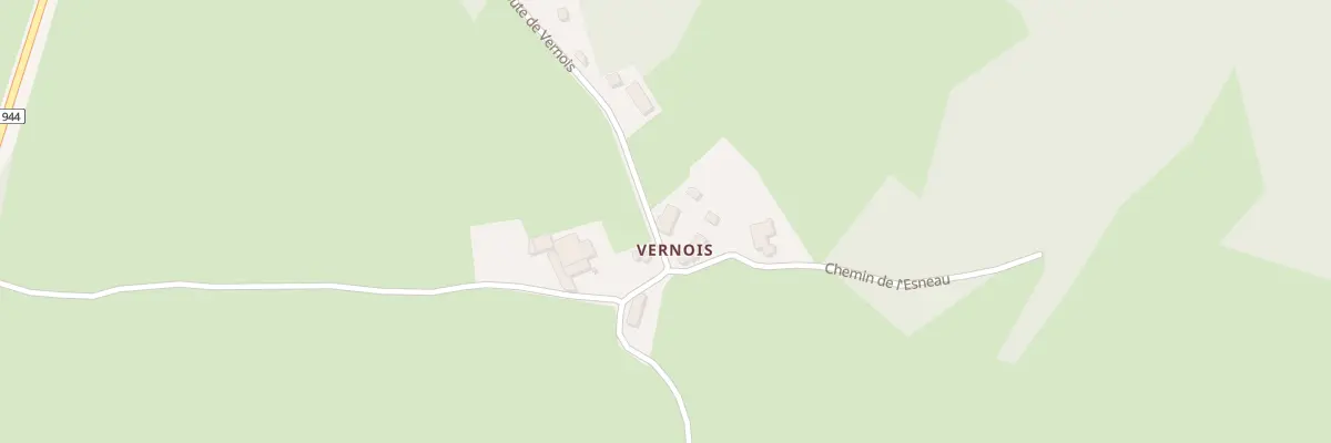 Plan du 14 Rte de Vernois à Chastellux-sur-Cure