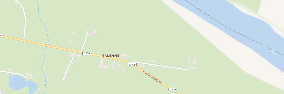 Plan du 5B Talenne à Coulanges