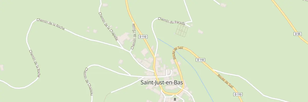 Plan du 25 Che du Paradis à Saint-Just-en-Bas