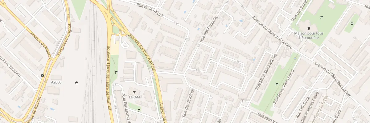 Plan du 18 Rue des Tulipes à Montpellier
