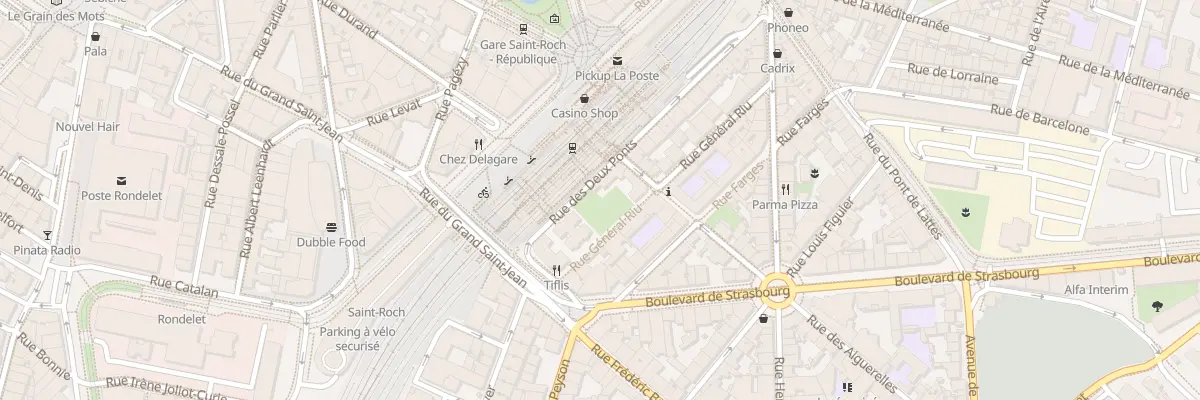 Plan du 26 Rue Général Riu à Montpellier