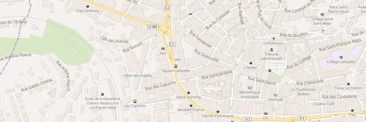 Plan du 23 Pl du Marche Couvert au Puy-en-Velay