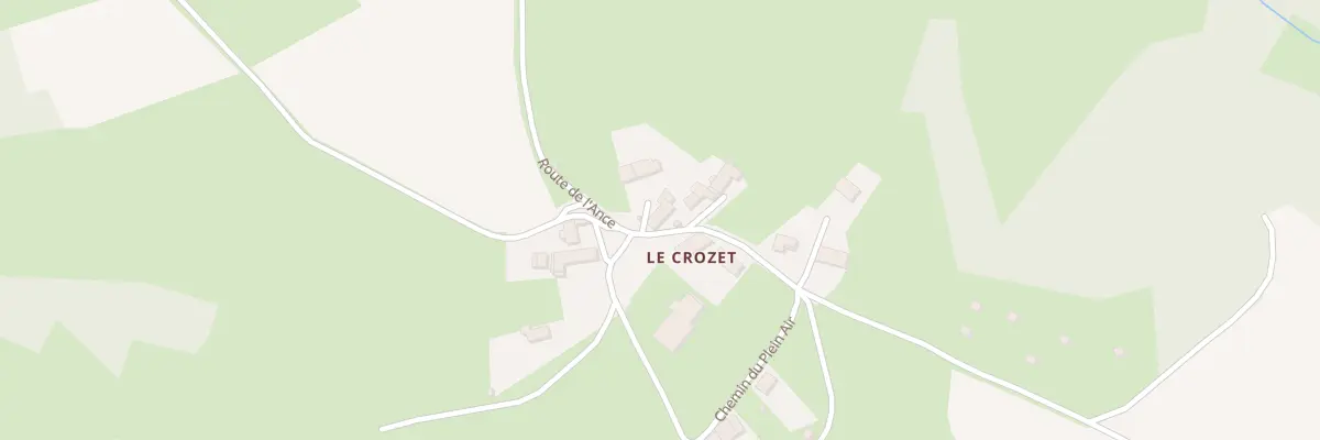 Plan du 5186 Le Crozet à Sauvessanges