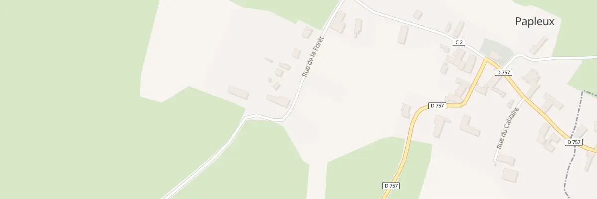 Plan du 5 Rue de la Forêt à Papleux