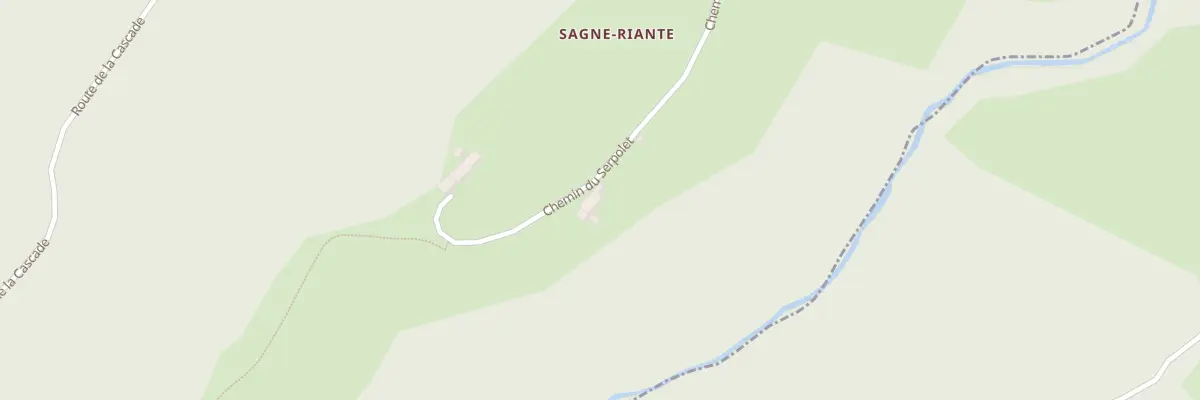 Plan du 1921 Che du Serpolet à Sauvain