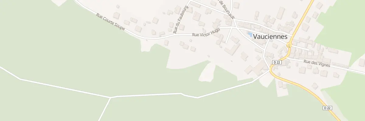 Plan du 11 Rue Victor Hugo à Vauciennes