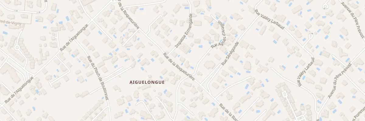 Plan du 1086 Rue de la Roqueturière à Montpellier