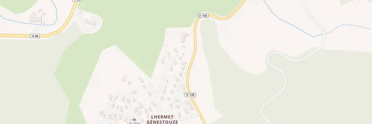 Plan du 5342 Lhermet Genestouze à Lespéron