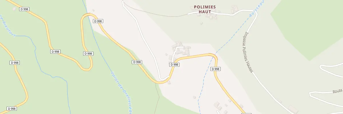 Plan du 1770 Rte du Pont de Montvert à Vialas