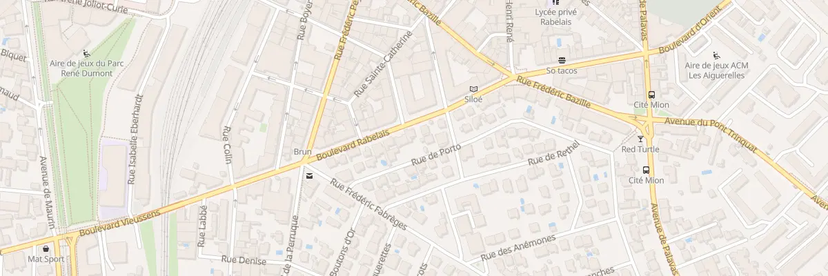 Plan du 16 Bd Rabelais à Montpellier