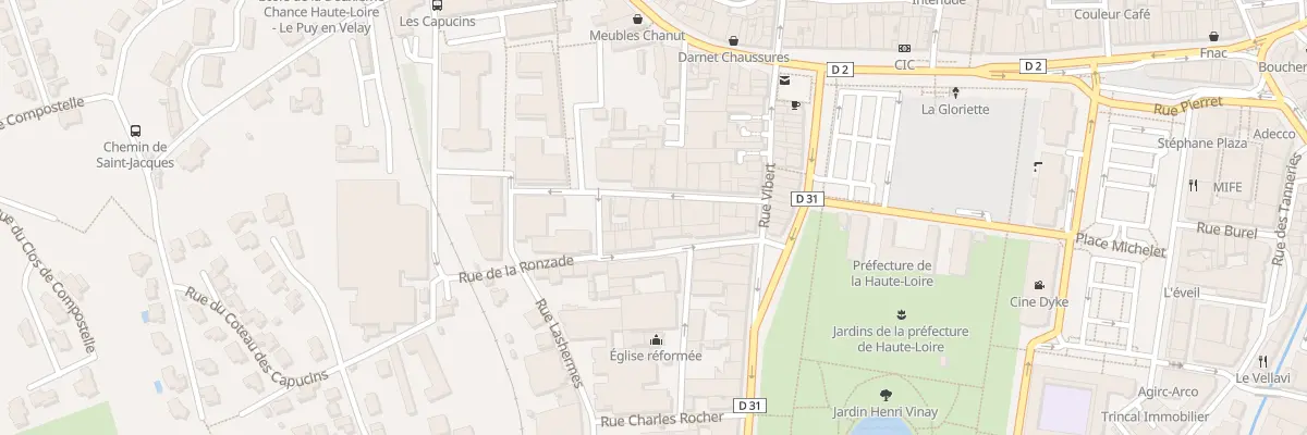 Plan du 13 Rue Jean Barthélémy au Puy-en-Velay