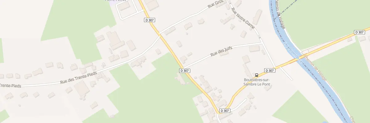 Plan du 44 Rue de l’Eglise à Boussières-sur-Sambre