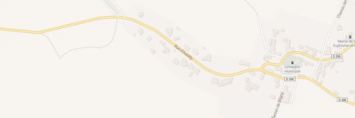 Plan du 13 Rue d’Aubilly à Saint-Euphraise-et-Clairizet
