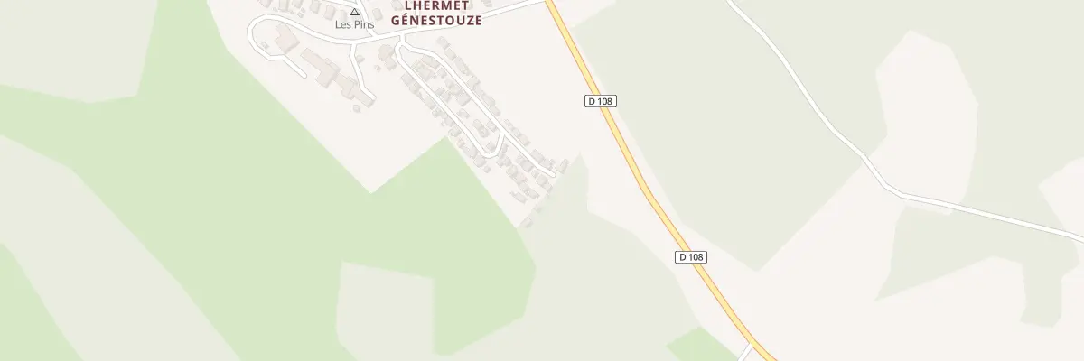 Plan du 5408 Lhermet Genestouze à Lespéron