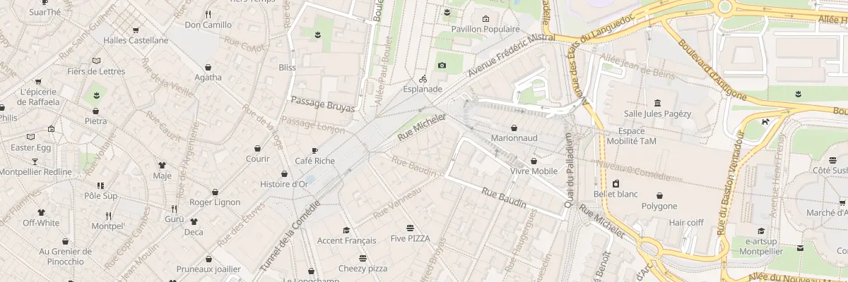 Plan du 4 Rue Charles Amans à Montpellier