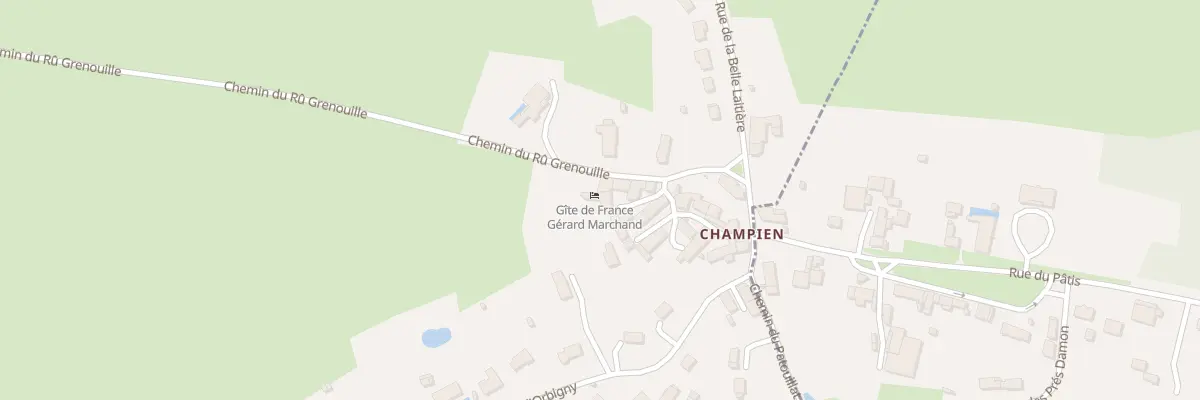 Plan du 6 Imp de l’Ebeniste à Pontaubert