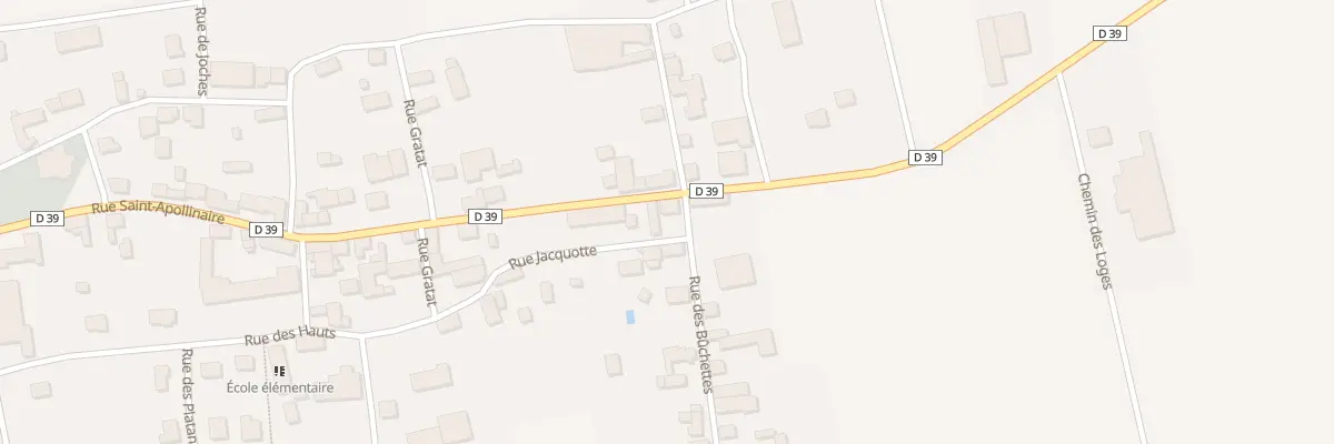 Plan du 6 Rue des Buchettes à Broussy-le-Grand