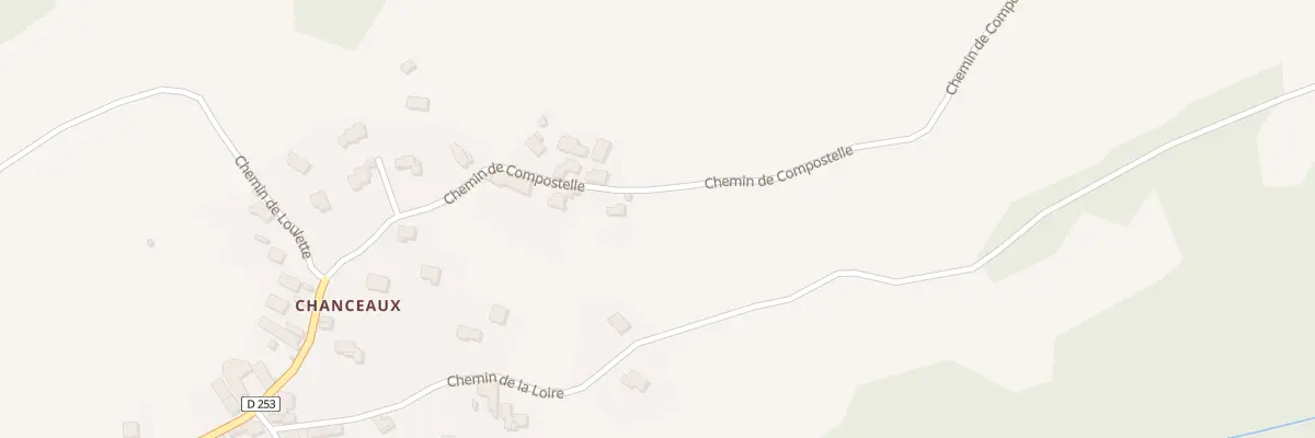 Plan du 30 Che de Compostelle à Polignac