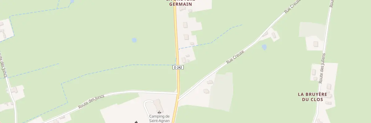 Plan du 5170 La Rue Creuse à Saint-Agnan