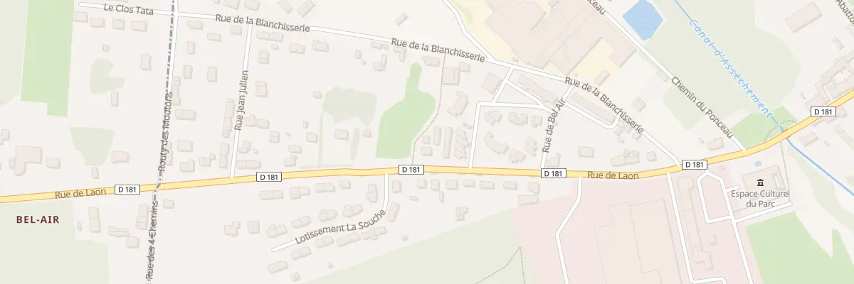 Plan du 86 Rue de Laon à Sissonne