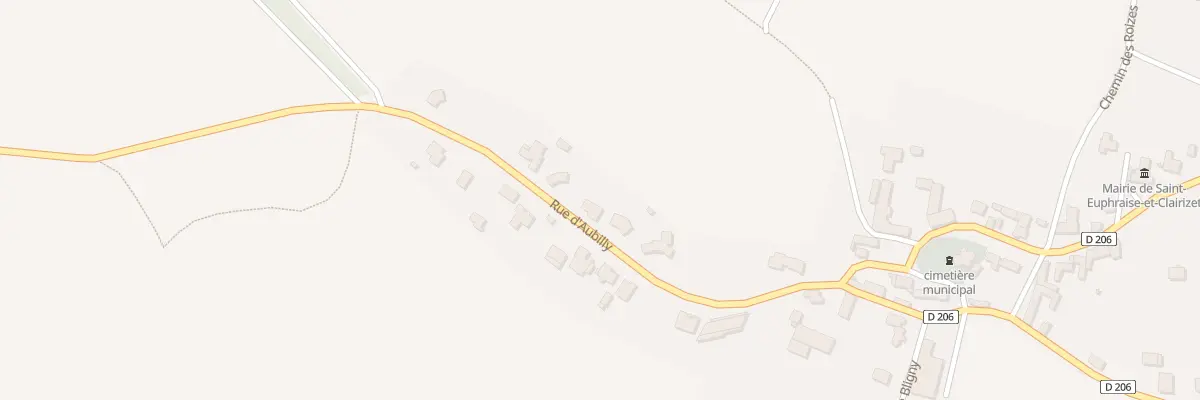 Plan du 8 Rue d’Aubilly à Saint-Euphraise-et-Clairizet
