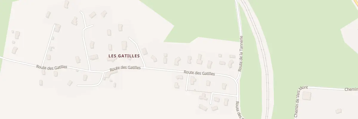 Plan du 160 Rte des Gatilles à Changy