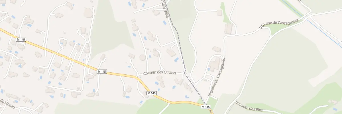 Plan du 180 Rue de Belle Viste à Prades-le-Lez