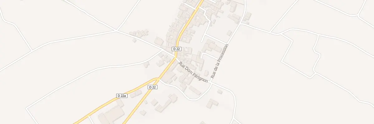 Plan du 5 Rue Dom Perignon à Fleury-la-Rivière