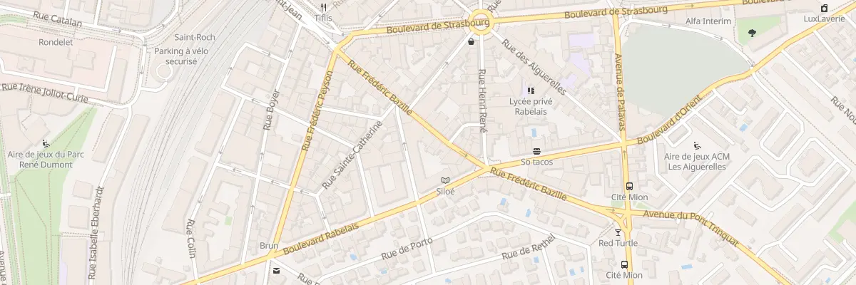 Plan du 31 Rue Frédéric Bazille à Montpellier