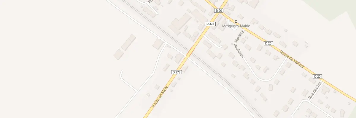 Plan du 18 Rte de Mery à Mesgrigny