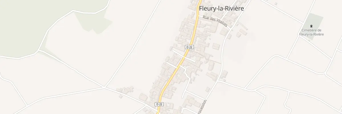 Plan du 42 Rue Francois Arnoult à Fleury-la-Rivière