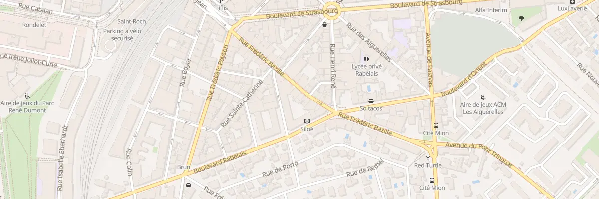 Plan du 33 Rue Frédéric Bazille à Montpellier