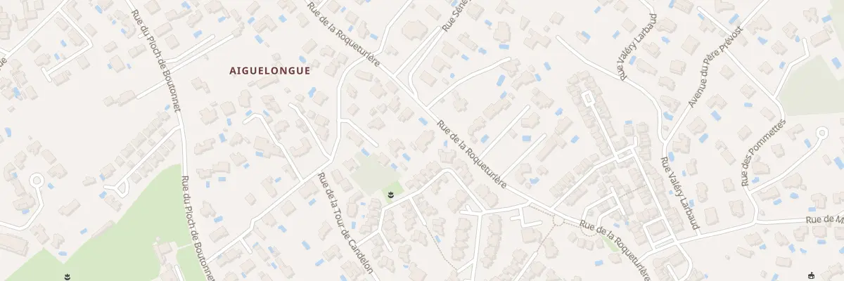 Plan du 899 Rue de la Roqueturière à Montpellier