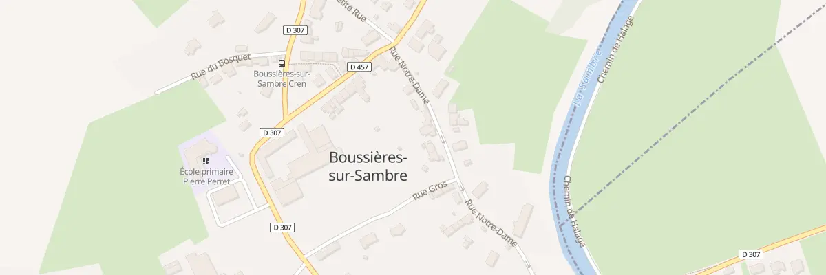 Plan du 10 Rue Notre Dame à Boussières-sur-Sambre