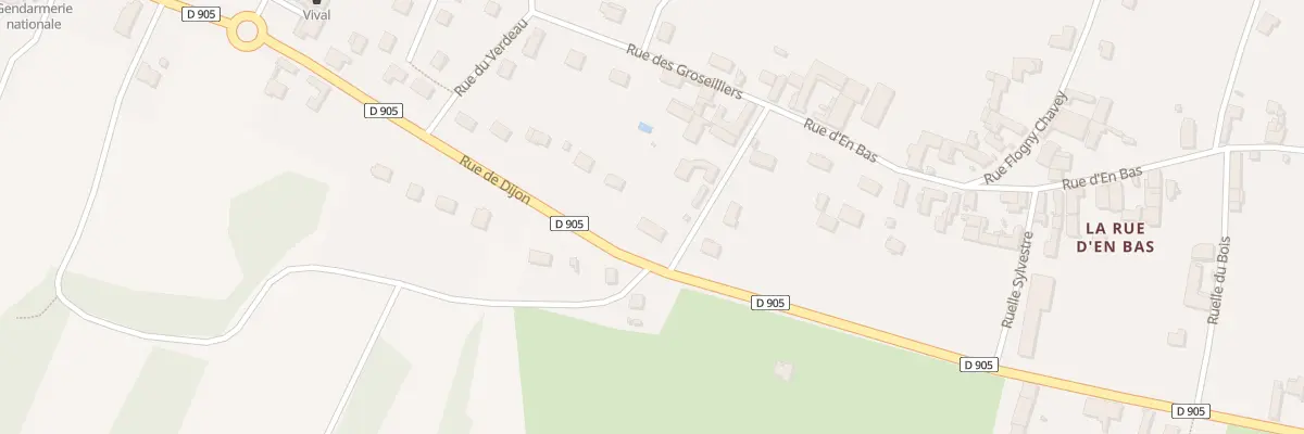 Plan du 21 Rue de Dijon à Flogny-la-Chapelle