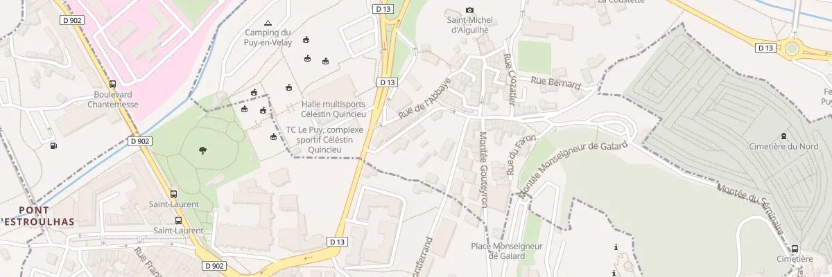 Plan du 9 Rue Saint-Michel à Aiguilhe