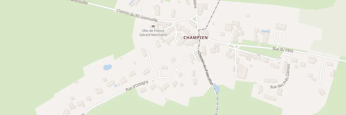 Plan du 8 Rue d’Orbigny à Pontaubert