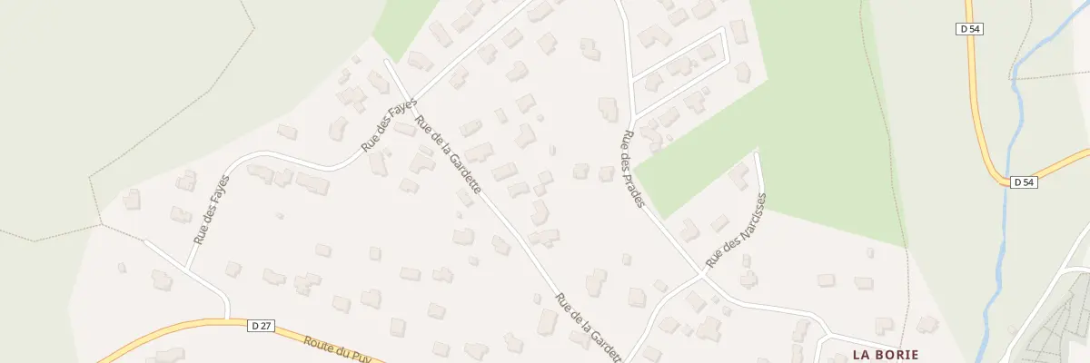 Plan du 12 Rue de la Gardette à Solignac-sur-Loire