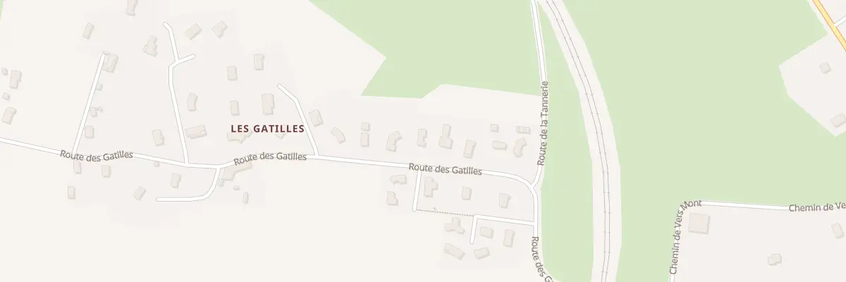 Plan du 128 Rte des Gatilles à Changy