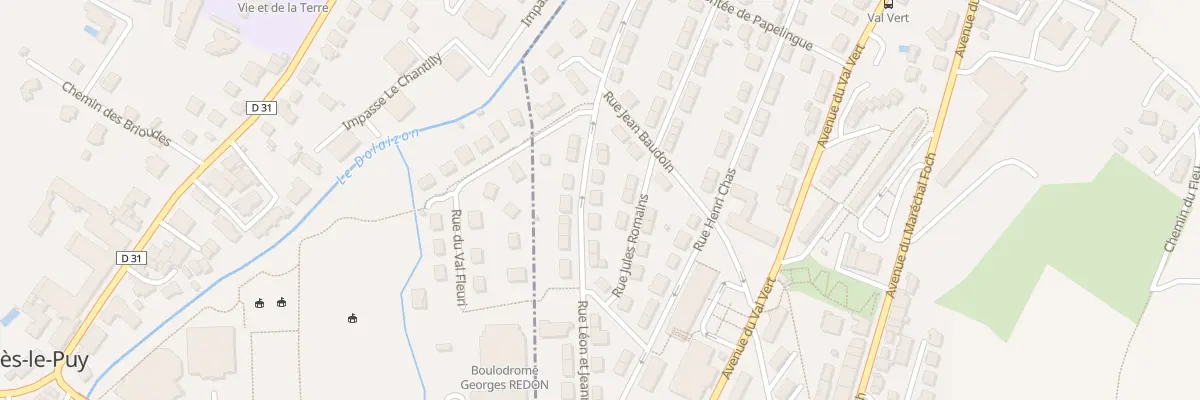 Plan du 27 Rue l’Et J Coudeyrette au Puy-en-Velay