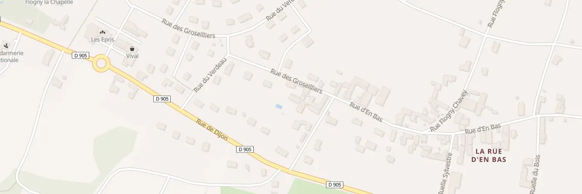 Plan du 5 Rue des Groseilliers à Flogny-la-Chapelle