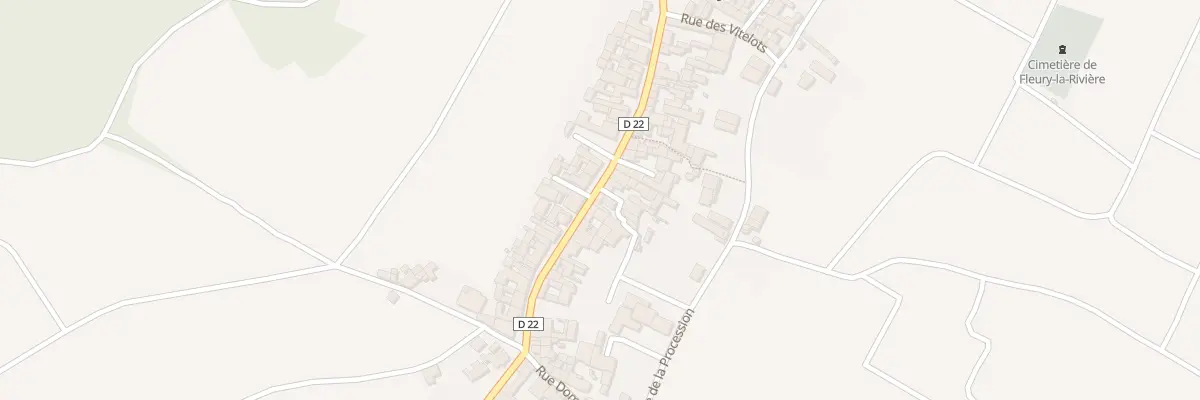 Plan du 39 Rue Francois Arnoult à Fleury-la-Rivière
