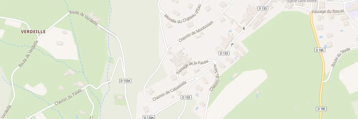 Plan du 3 Pass de la Pause à Monoblet